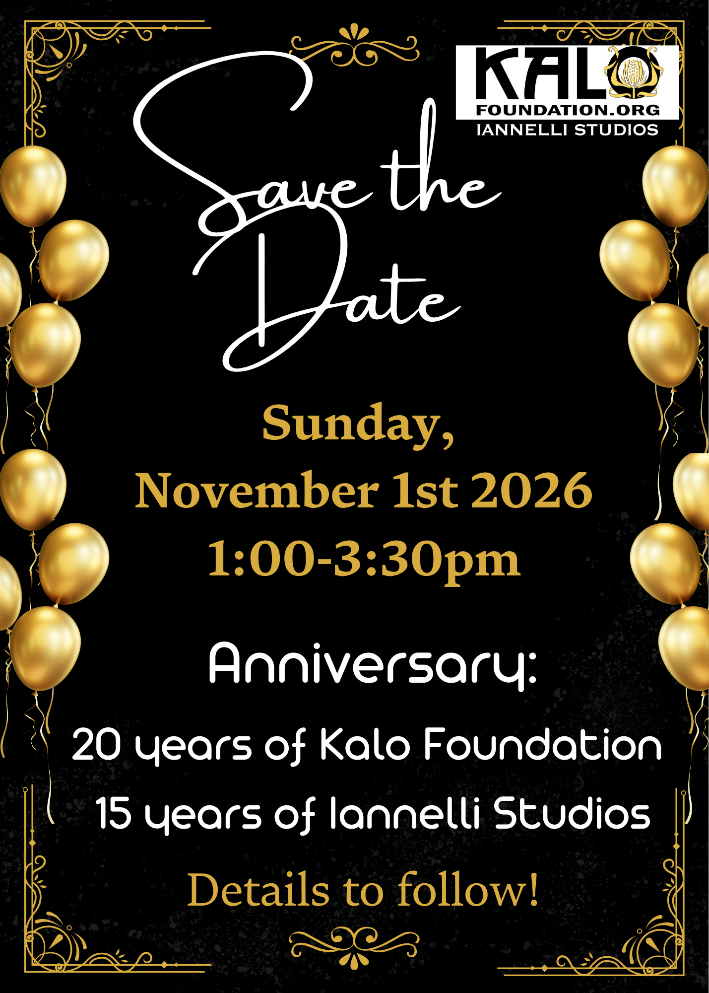 2026-11-01 Save the Date
